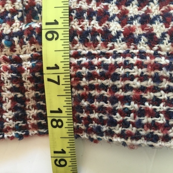 JACK BY BB DAKOTA Plaid Ruffled Cropped Wool Blend Jacket Size XS - Picture 14 of 14